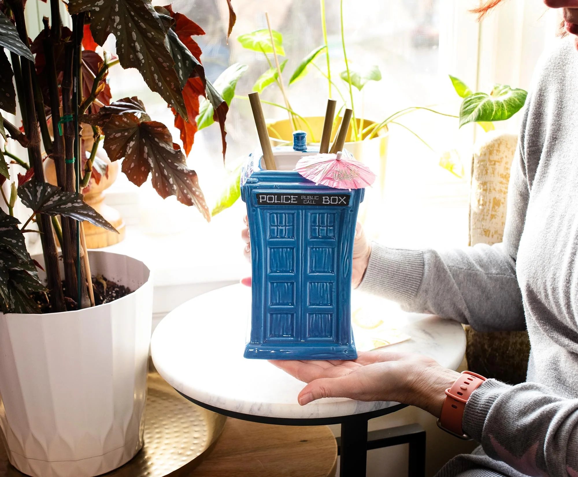 Geeki Tikis Doctor Who TARDIS Ceramic Mug | Holds 42 Ounces - Image 5