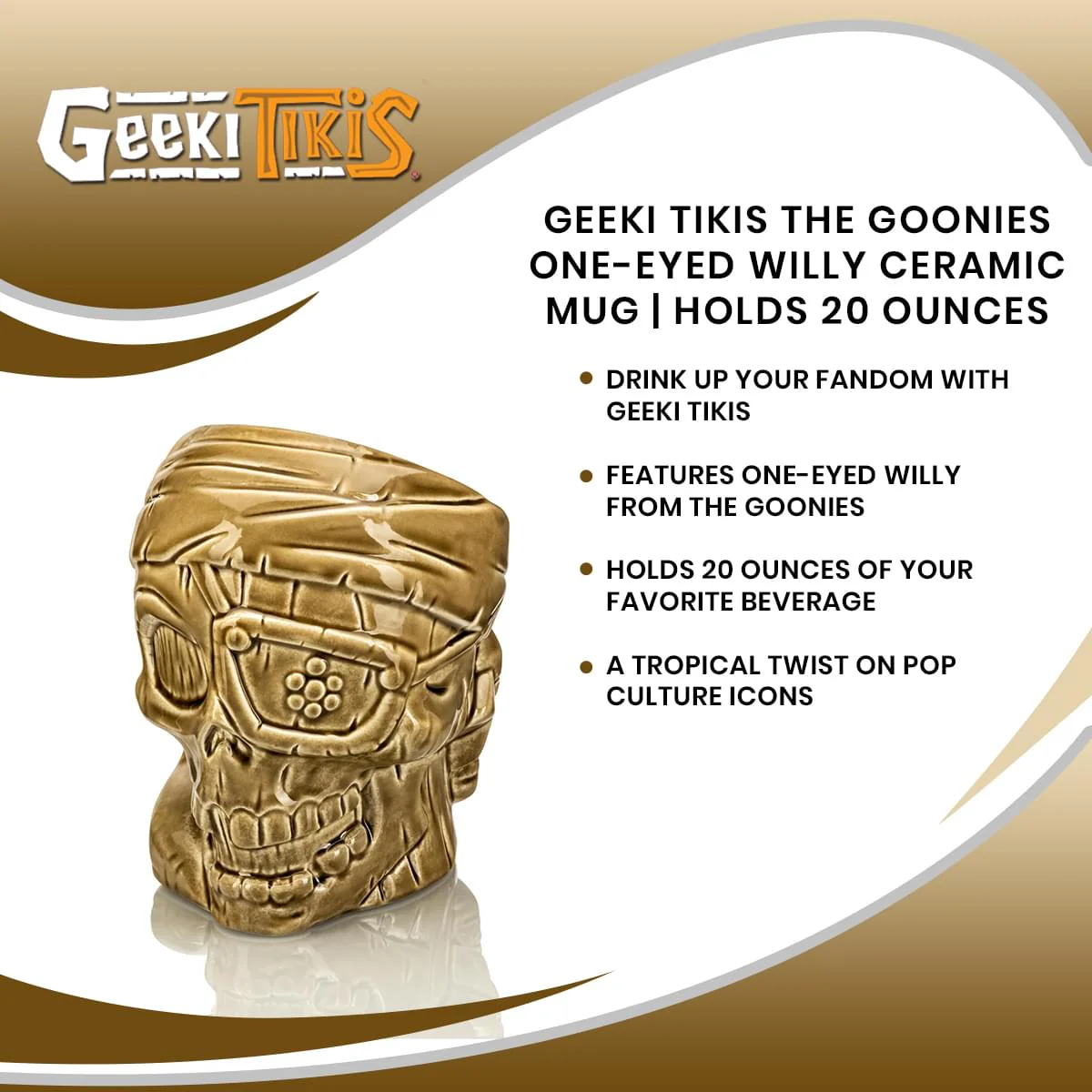 Geeki Tikis The Goonies One-Eyed Willy Ceramic Mug | Holds 20 Ounces - Image 7