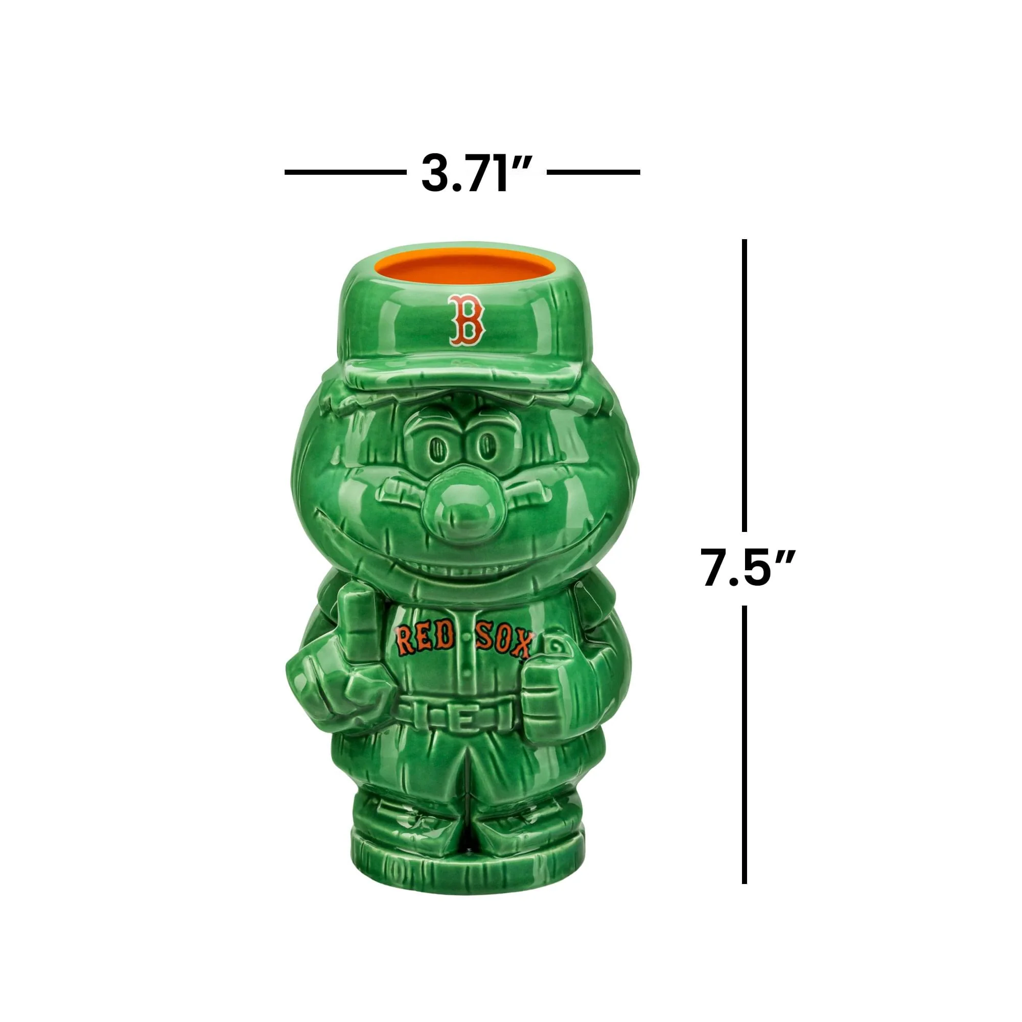 Geeki Tikis MLB Mascot Ceramic Mug | Boston Red Sox, Wally the Green Monster - Image 3